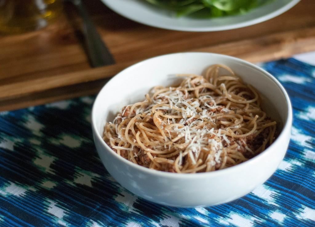 Old World Spaghetti and Meat Sauce This Old World Spaghetti and Meat Sauce recipe is truly a classic! It combines the best of both worlds, an oil based pasta sauce and a tomato based pasta sauce.