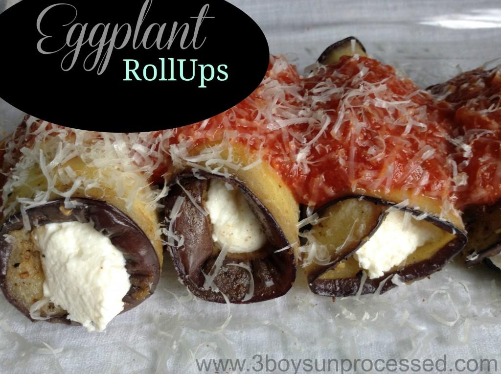 Meatless Rollups Monday Eggplant Eggplant is an awesome substitution for pasta because you can season it however you like and give your meal 10 times the flavor.