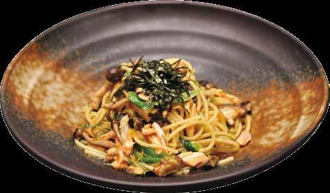Pasta Selection Spaghetti Aglio Olio Rp 115,000 Sautéed prawn, broccoli, baby tomato, garlic, dried chili, and extra virgin olive oil.
