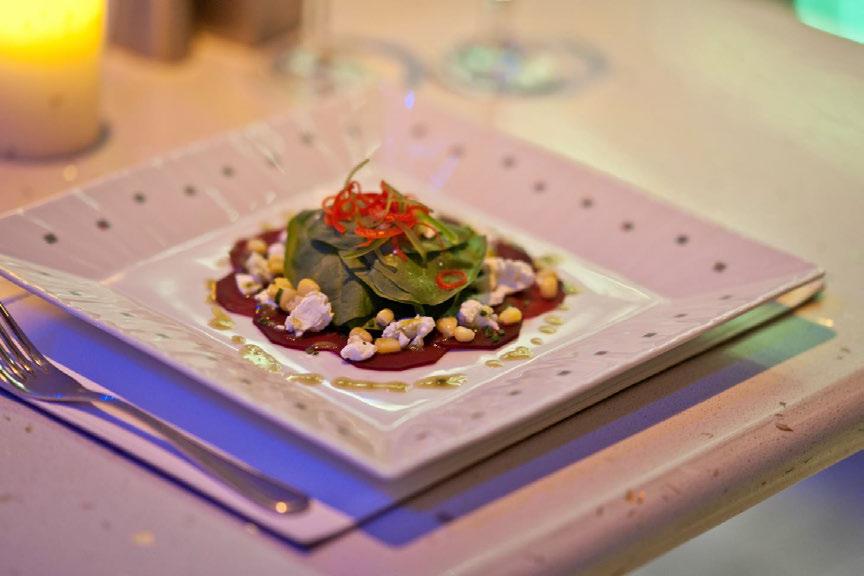 Vintages Delicious assorted tapas and fine wines Tapas available a la carte Great for pre-dinner rendezvous Solarium Bistro Oasis of the Seas only Transforms into romantic and intimate dining setting