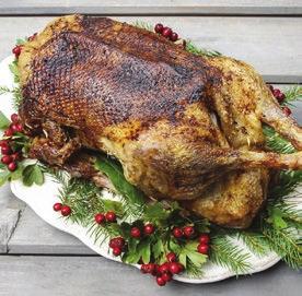With a high fat content the bird is kept juicy in the oven and ensures extra crispy skin. 12.49/kg 3.6-4.