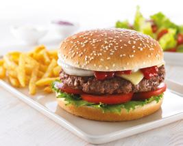 Fast Food Bread Brioche Bun Code: 1502 Gourmet Burger Bun Code: 1039 5" Seeded Burger Bun Code: 1005 5" Floured Bap Code: 4500 A pre-sliced glazed brioche bun,