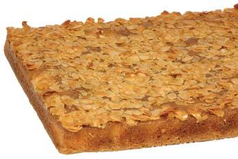 Honey & Almond Slice Hand pressed biscuit base with