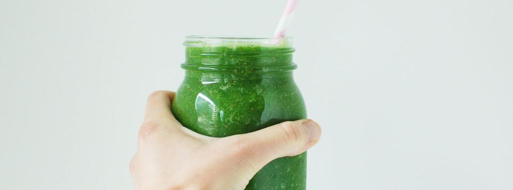 Detox Green Smoothie 8 ingredients 10 minutes 2 servings 1. Throw all ingredients together in a blender. Blend until smooth. Be patient! No one likes clumps in their smoothies.