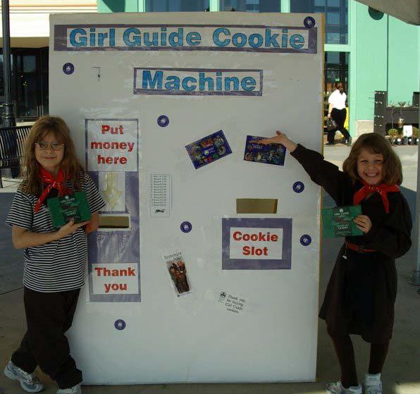 d. Design and create an Automatic Cookie Machine to use for cookie sales at a mall or drive- thru location. See picture to the right for an example, courtesy of the BC website! Cookie Dough: $2.