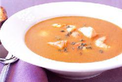 Seafood Bisque Yields 7 servings Total Time 1 hour to cook, just minutes to reheat 5 tablespoons butter 1 large onion, peeled and chopped 1 large carrot, peeled and chopped 1 celery rib, chopped 1