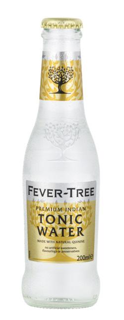 FEVER-TREE INDIAN TONIC WATER The founders discovered that the majority of tonics were preserved with sodium benzoate or similar substances, while cheap orange aromatics such as decanal and