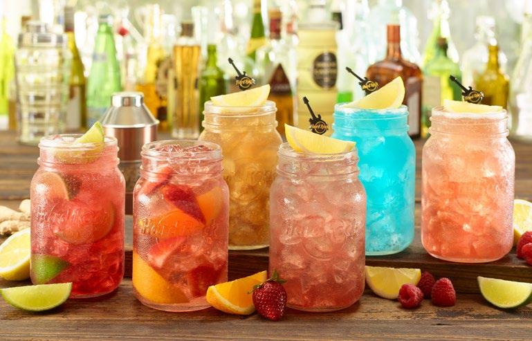 ultimate long island iced tea electric blues pomegranate mule white sangria purple haze southern rock JAM SESSIONS order your drink with a collectible glass POMEGRANATE MULE Vodka and Monin