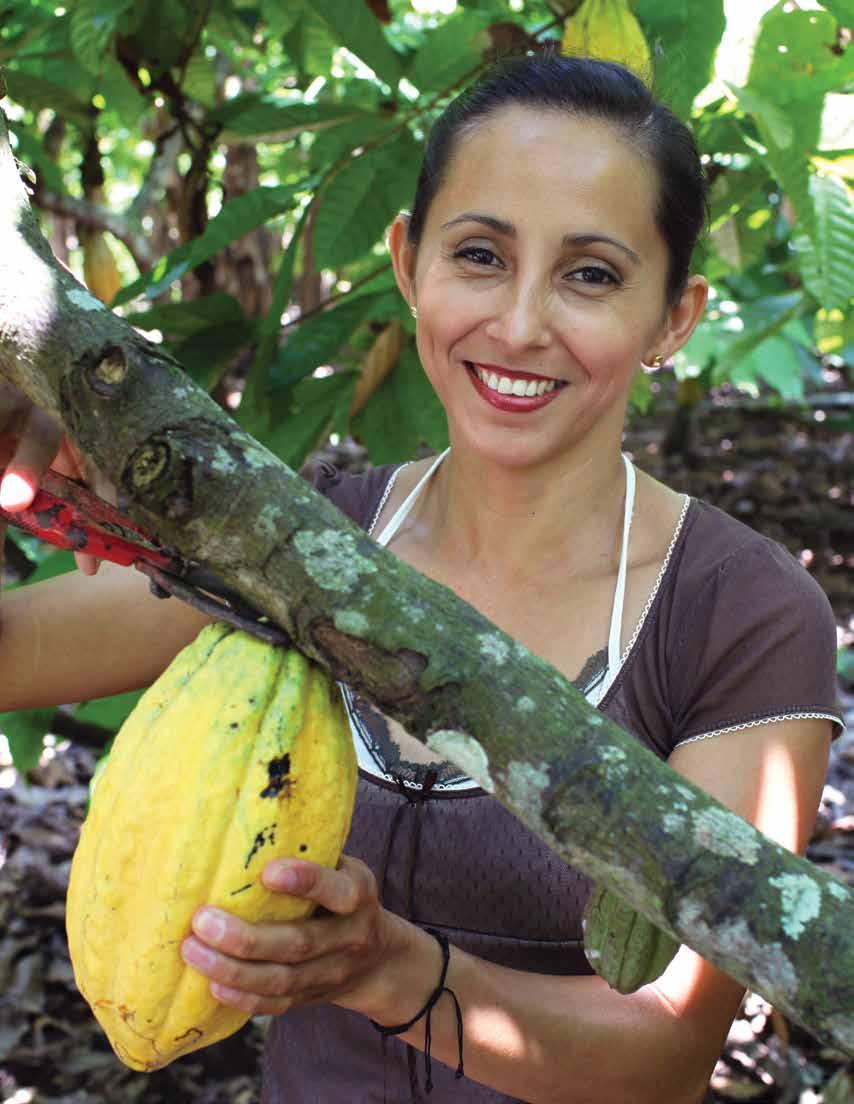I want everyone to know and feel the beauty of cacao, its traditions.