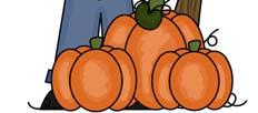 Encourage students to create a chart to organize their information. Measure the circumference of the same 3 pumpkins.