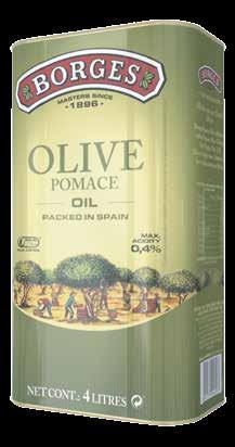 OLIVE POMACE OIL Pomace Oil is obtained from the residue of already contracted Olives