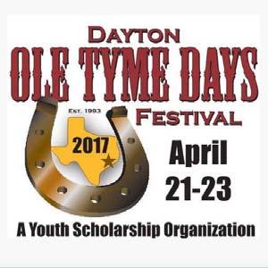 Dayton Ole Tyme Days 2017 Barbecue Cook Off Information and Rules Friday, April 21 st and Saturday, April 22 nd, 2017 Downtown Dayton Dayton, TX Entry Deadline: Friday, April 7, 2017 before 5:00 pm