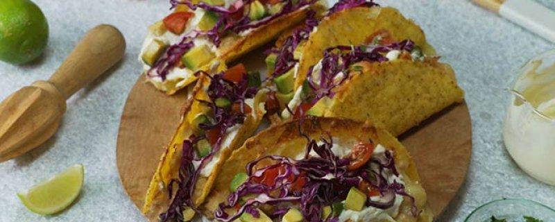 Slow Cooked Shredded Tacos Saturday 3rd March COOK TIME PREP TIME SERVES 01:35:00 00:25:00 6 Made with lime, tomatoes and coriander these flavourful and juicy shredded chicken tacos are a real