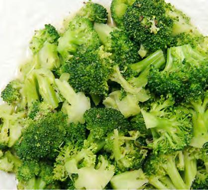 Broccoli Stir-Fry Serves: 4 Serving Size: 1 1/2 cups 1 cup water 1 bouillon cube 2 broccoli spears, chopped (~3 cups)* 1 large onion, chopped (~1 cup)* 2 teaspoons cornstarch 2 teaspoons hot mustard