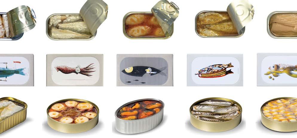 Tinned Seafood In America, most canned seafood on grocery shelves is not hand-packed by artisans. So it s no surprise the convivial spirit surrounding conservas is absent here.