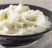 Cauliflower Mash 1 Cauliflower 3 Cloves of Garlic 1 Tablespoon of Coconut Oil Salt and Pepper to taste Cook the cauliflower in boiling water then add to blender with all other ingredients Blend until