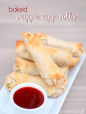 DAY 3 SMALLER FAMILY HEALTHY PLAN-BAKED VEGGIE EGG ROLLS M A I N D I S H Serves: 4 Prep Time: 5 Minutes Cook Time: 20 Minutes Calories: 291 Fat: 4.9 Carbohydrates: 51.6 Protein: 10.1 Fiber: 2.