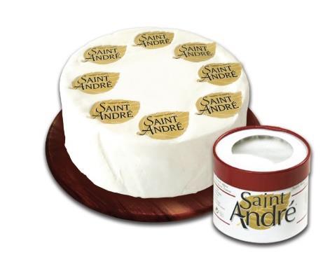SOFT RIPENED CHEESE WITH BLOOMY RIND FAMILY/BRIE SAINT ANDRE "THE HEAVENLY CHEESE Made in coastal Normandie: The ocean air