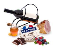 SOFT RIPENED CHEESE WITH BLOOMY RIND FAMILY ILE DE FRANCE BRIE "A LA CRÈME DU JOUR A rich flavor bloom, full mode to end with