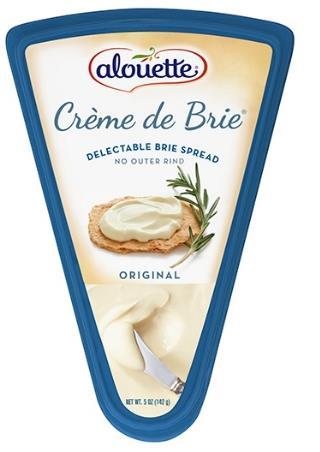 GARLIC & HERB CRÈME DE BRIE Meticulously crafted, ultra-creamy Brie blended without the