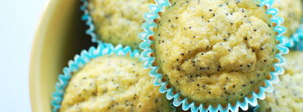 Lemon Poppy Seed Muffins 7 ingredients 45 minutes 9 servings 1. Preheat oven to 350 and line a muffin tray with liners. 2.