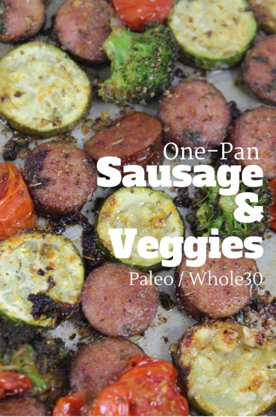 One Pan Sausage and Veggies 2 servings Ready in 50 min.