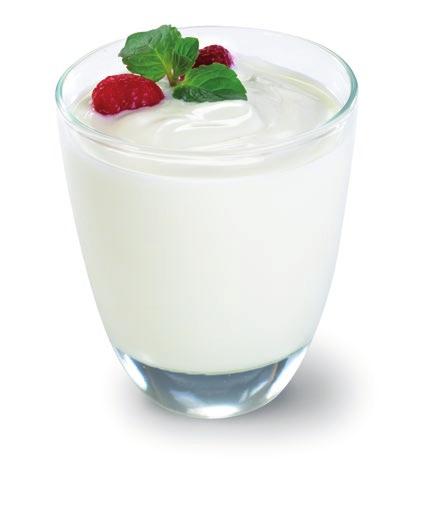 Cultured milk products In cultured milk products, Hydrosol improves process stability and adjusts the desired product