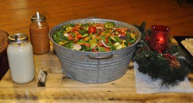 Mac & Cheese Fresh Garden Salad Vegetable Pasta Salad Southwest Bean Salad FOR ADDITIONAL