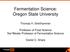 Fermentation Science: Oregon State University
