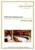 POSTALES Restaurant. Information Package