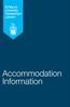 Accommodation Information