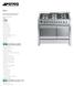 A2-8 COOKER, 100X60 CM, OPERA, STAINLESS STEEL, GAS HOBS,ENERGY RATING AB EAN13: HOBS:
