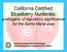 California Certified Strawberry Nurseries: pathogens of regulatory significance for the Santa Maria area