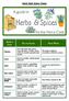 Herb And Spice Chart.