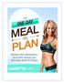 Disclaimer. The One-Day Meal Plan Danette May