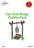 Cub Chef Badge Activity Pack Sodexo 1560