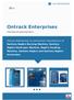 Ontrack Enterprises is a prominent manufacturer of