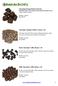 Chocolate Almond Toffee Crunch ½ lb. Dark Chocolate Coffee Beans ½ lb. Milk Chocolate Coffee Beans ½ lb