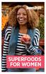 SuperFoodS For Women