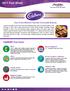 2017 Fact Sheet. CADBURY Fun Facts: One of the World s Favorite Chocolate Brands