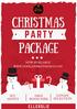 Christmas. package PARTY E L L E R S L I E CANAPE SET ROOM HIRE NOW AVAILABLE