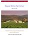 Napa Wine Seminar. May 4 to 8, Excellent lectures, great food and wine, superb organization.