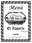 Menú. El Zipperle Restaurante CARTA. Ave. F. D. Roosevelt #352, Hato Rey, Puerto Rico (787) / (787) Fax.