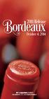 Bordeaux Release. October 4, 2014