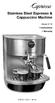 Stainless Steel Espresso & Cappuccino Machine