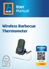 User Manual. Wireless Barbecue Thermometer. User-friendly Manual ID: #05007