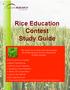 Rice Education Contest Study Guide