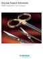 Aesculap Surgical Instruments NOIR Supreme Cut Scissors