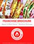 FRANCHISE BROCHURE Planet Grilled Cheese Business Overview