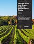 Ontario Wine and Grape Industry Performance Study